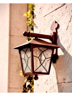 Akviva Aşiyan Konsollu Fener Bahçe Aydınlatma Armatürü Bakır