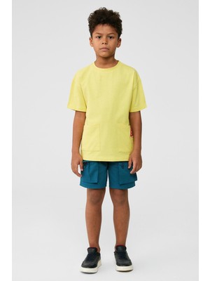 NBT Jeans Bg Store Erkek Çocuk Sarı Tshirt