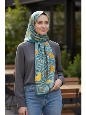 ✨ %100 Saf Ipek Twill Eşarp - Özel Tasarım Tok Duruşlu ✨90X90