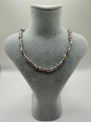 Net.Accessories Bambu Tasarım Kolye Silver