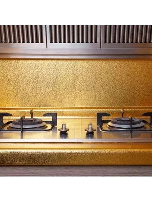 Popüler Sepet Yapışkanlı Gold Mutfak Tezgah Folyosu