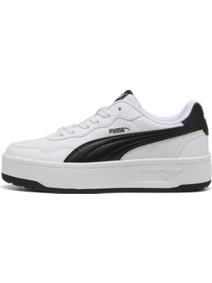 Puma Court Lally Skpe 400368 03 Kadın Sneaker Ayakkabı Beyaz Siyah 36-40
