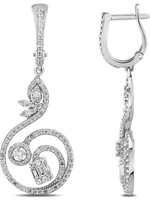 Makdis Pırlanta 1.50 Karat Pırlanta Küpe