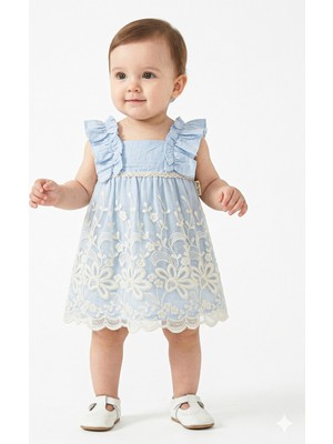 Top Girl Kız Çocuk Yazlık Elbise 3-12 Ay 5117