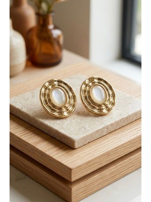 Solène Alara White Vip Küpe