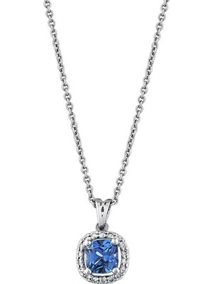 Makdis Pırlanta 0.80 Karat Safir Pırlanta Kolye