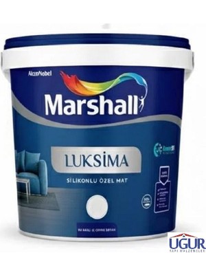 Marshall Luksima Silikonlu Özel Mat Iç Cephe Duvar Boyası  1 Lt