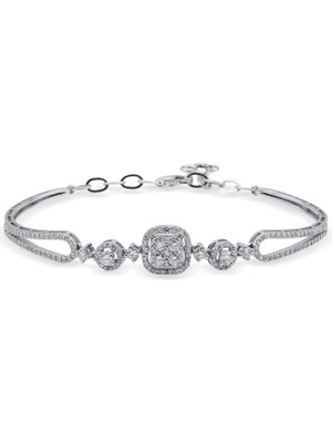 Makdis Pırlanta 1.15 Karat Tasarım Pırlanta Bileklik