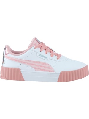 Puma x Gabbys Dollhouse Carina 3.0 Çocuk Beyaz Spor Ayakkabı (405775-01)