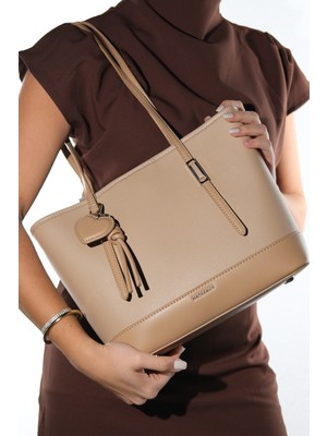 Luvi 26011 Vizon Kadın Omuz Çantası