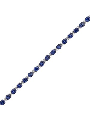 Makdis Pırlanta 14.30 Karat Safir Pırlanta Bileklik