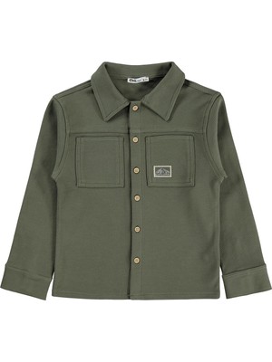 Civil Boys Basic 10-13 Yaş Gömlek - Haki