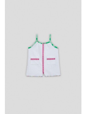 GB Baby Bg Store Kız Bebek Beyaz Tulum