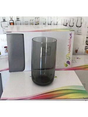 Paşabahçe Iconic Gri Desenli Su Bardak 6'lı Kulpsuz 365 ml 6 Parçalı Set