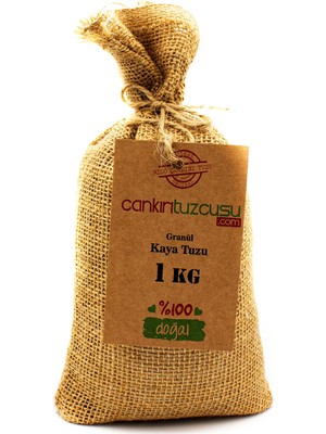Tuzcu Ahmet Çankırı Granül Kristal Kaya Tuzu 1 kg Doğal Tuz Türü ile Sofralarınıza Lezzet Katın