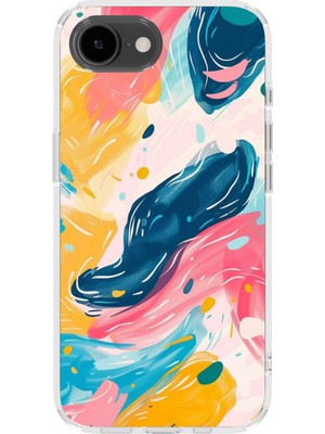 Karsu Design iPhone 17E Uyumlu Baskılı Şeffaf Telefon Kılıfı | Koleksiyon: Minimalist Style 2