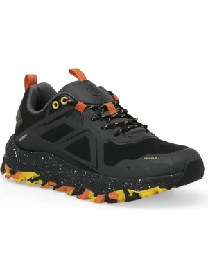 Lumberjack Outdoor Erkek Spor Ayakkabı Siyah Su Geçirmez Gore-Tex® Düz Tabanlı Yürüyüş