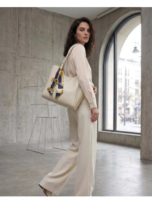 Fiori Kadın Suni Deri El Çantası Omuz Çantası