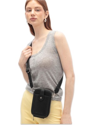 Benetton BNT_1709 20X13X6 El Siyah Kadın Çanta