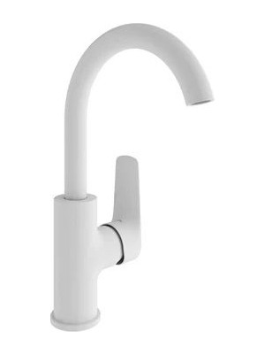 Kale Tandem Lavabo Bataryası Döner Borulu Beyaz 410200505486