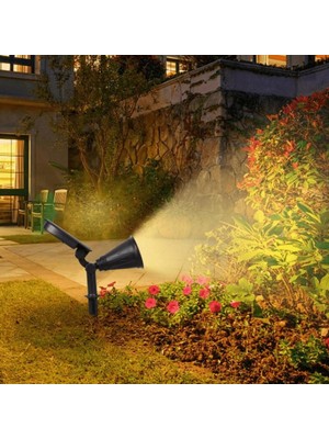 Noas 7W Solar Bahçe Aydınlatma Kazıklı LED Çim Armatür Gün Işığı