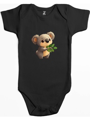 Şirin Koala Renkli Bebek Body Zıbın