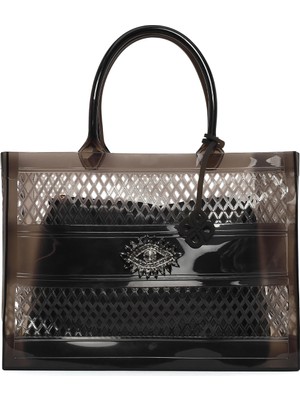 Derimod Kadın Siyah Jelly Kol Çantası 26SBD2172PV