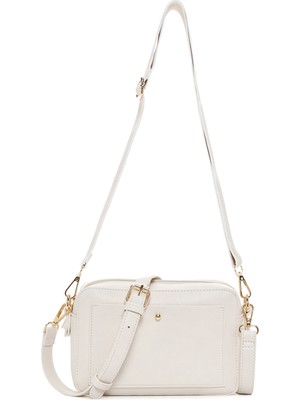 Derimod Kadın Krem Uzun Askılı Çapraz Çanta 26SBD2711FT