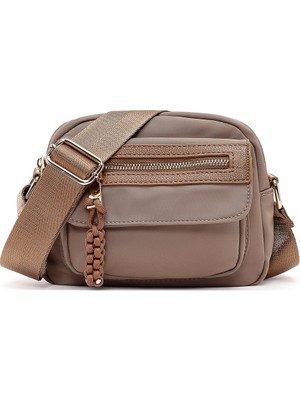 Derimod Kadın Bej Uzun Askılı Çapraz Çanta 26PBD24676F