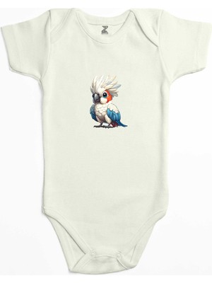 Şirin Papağan Renkli Bebek Body Zıbın