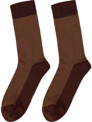 Derimod Erkek Kahverengi Pamuklu Çorap 000A2C35186F