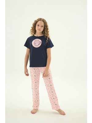 Zeyzey 8999 Kız Ç. Baskılı Pijama Takım