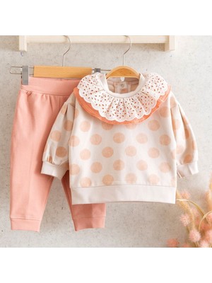 Miomini Baby Kız Bebek Kışlık Şardonlu Ikili Takım