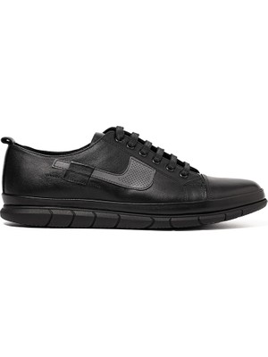 Erkek Sneaker OG-3722 John May 101-1203 Siyah Dolaplı-Gri Atlas