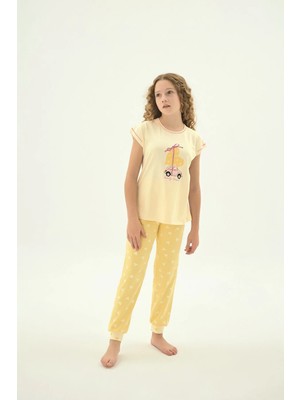 Zeyzey 8986 Kız Ç. Baskılı Pijama Takım