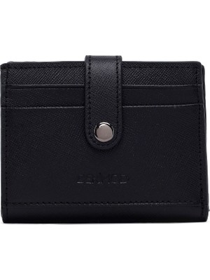 Derimod Erkek Siyah Baskılı Deri Kartlık 000A2D3510CV