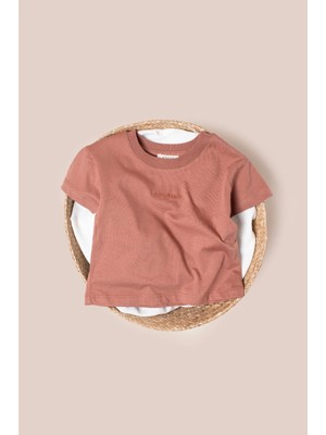 Vauva Nakışlı Tişört Yazlık Kız Çocuk Nakış Detaylı Tişört