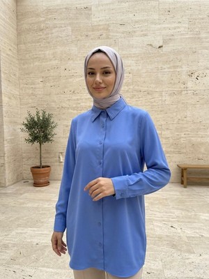 Foremia Klasik Dubai Tunik-Indigo -