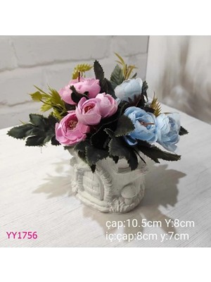 Yoyomold YY1756-MASAL Ev Saksı Kenarı Mantarlı Silikon Kalıp