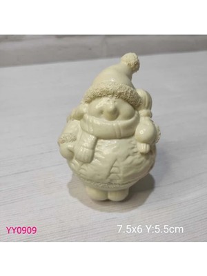 YOYOMOLD YY0909 Atkı ve Bereli Kardan Adam Silikon Kalıp
