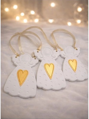 Yoyomold Melek Tasarım Gold 3'lü Set Biblo