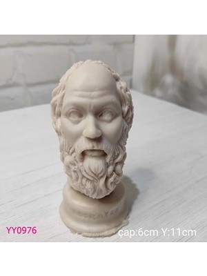 Yoyomold Büst Sokrates Silikon Kalıp