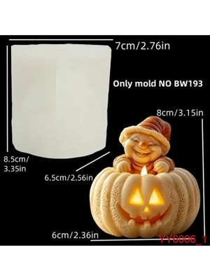 Yoyomold YY6006 Halloween Clown In Pompkin Model Silikon Kalıp