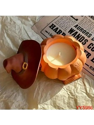Yoyomold YY5986 Şapkalı Balkabağı Mumluk Takı Kutusu Silikon Kalıp