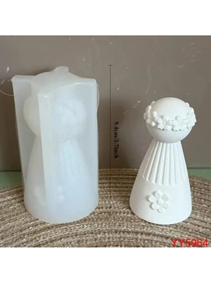 Yoyomold YY5964 Noel Meleği Biblo Mum Silikon Kalıp