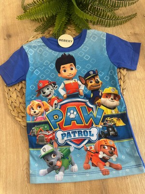 bebexy Erkek Tişört Paw Petrol Baskılı