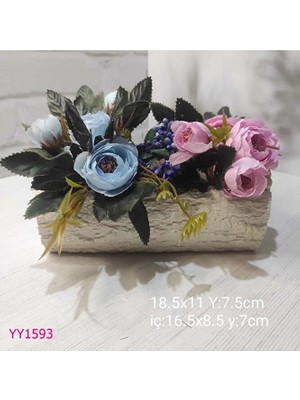 Yoyomold YY1593-UZUN Kütük Saksı Silikon Kalıp