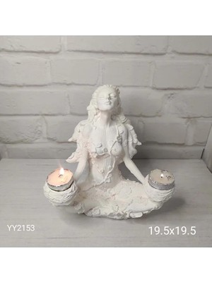 Yoyomold Meditasyon Kadın Figürlü Mumluk Silikon Kalıp
