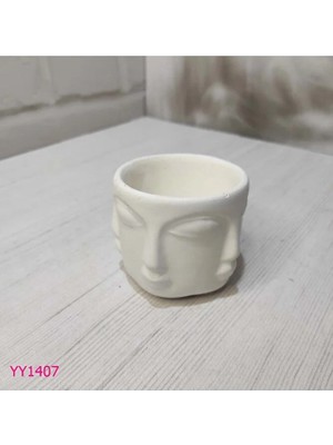 Yoyomold Yüz Figürlü Saksı Silikon Kalıp
