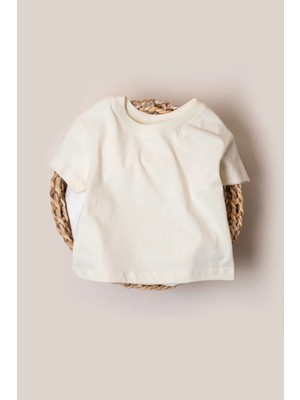 Vauva Nakışlı Tişört Yazlık Kız Çocuk Nakış Detaylı Tişört